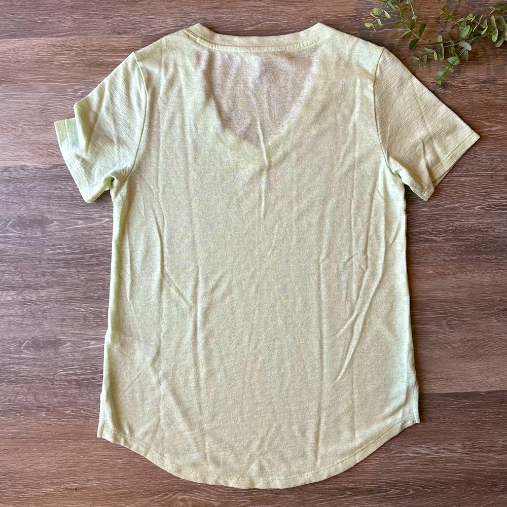 Athleta Breezy Scoop V Neck Tee - Picture 3 of 5